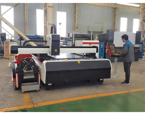 Độ Chính Xác Cao Nhiệm Vụ Nặng Nề Kim Loại Đa Chức Năng Nước Làm Mát 2 Trục Sợi Laser Máy Cắt - Product Image 2