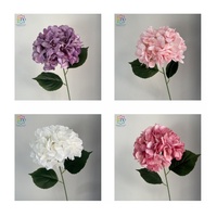 Flores Artificiales de Hortensia de Seda, Color Arcoíris, 90 Unidades, para Decoración de Bodas y Fiestas, Venta al Por Mayor