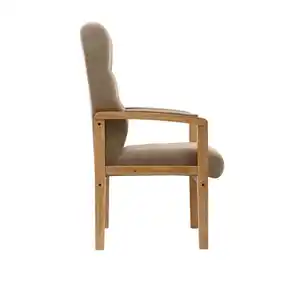 כרית בד פנאי יוקרה לקוח כיסא משרדי מעץ