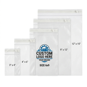 Sacs d'expédition en PE transparents avec logo personnalisé, pochettes en plastique imperméables pour courrier, enveloppes polyvalentes à fermeture autocollante pour l'expédition de vêtements e-commerce - Product Image 5