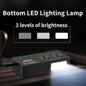 Station d'alimentation portable pour le camping en plein air, type C, USB, charge rapide, LED d'urgence, batterie 150W, onduleur, alimentation - Product Image 1