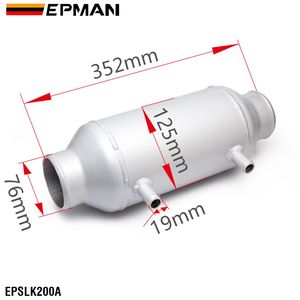EPMAN cairan Air aluminium 5 inci X 8 inci, pendingin barel untuk Intercooler udara, pengisi daya super Turbo EPSLK200A - Product Image 2
