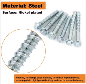 Hot bán thép carbon thép không gỉ Tự Khai thác Vít bê tông Neo bu lông lục giác đầu nề vít - Product Image 4