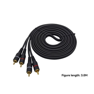 Adaptador RCA hembra a XLR, chaqueta de PVC, <span class=keywords><strong>Cable</strong></span> de Audio para amplificador mezclador y altavoz, adaptador auxiliar a XLR para Monitor - Product Image 2