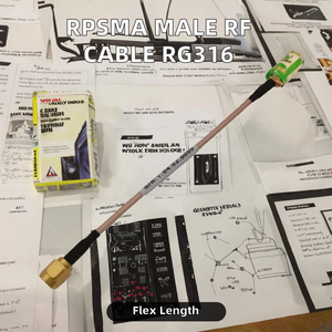 سعر المصنع SMA ذكر MMCX RG316 موصل نحاسي عازل للاتصال R/a - Product Image 2