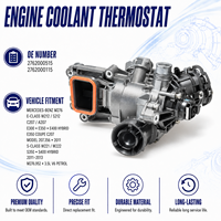 Termostato Automotriz para Mercedes Benz OE 2762000515 2762000115 Compatible con Clase E Clase S 2013, Repuesto para Clase E