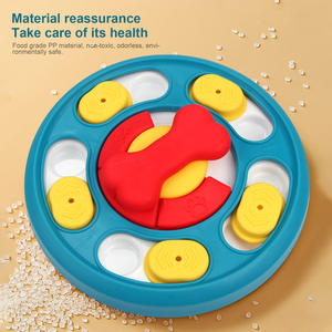 Juguete de entrenamiento antiaburrimiento ecológico, Ruleta de plástico para perros y gatos, artefacto de alimentación de fugas educativas - Product Image 4