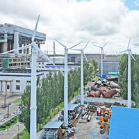 Générateur d'éolienne à axe horizontal 20kw 30kw 50kw personnalisé système éolien solaire hybride hors réseau