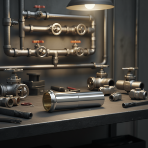 Extension de tuyau en laiton avec joint torique diamètre 32 mm longueur 0 cm - Product Image 2