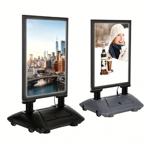 Best Quality A1 Pavement Sign Backlit LED Light <b>Battery</b> <b>Operated</b> Outdoor LED Light Box LED Pavement Sign - Product Image 2