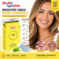 Bandes blanchissantes pour les dents à double hydroxyapatite HAP, nouveau design, soins bucco-dentaires, faible MOQ, vente chaude