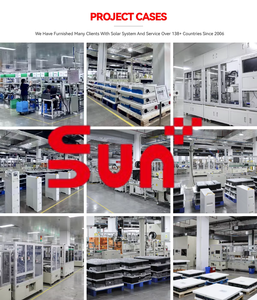 Sistema de energía de almacenamiento de energía de red híbrida Sunplus 20kw, sistema de paneles solares con controlador MPPT y batería LIFePO4, uso residencial - Product Image 6