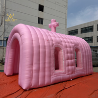 Tunnel Gonflable Personnalisé pour Cérémonie de Demande en Mariage, Tente Gonflable pour Église pour Fête de Mariage