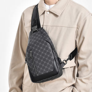 Vente en gros directe d'usine, sac multifonction pour homme, sac messager en cuir pour homme, sacs de poitrine pour homme, sacs de créateur - Product Image 3