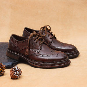 Nouvelles Bottes Classiques de Designer pour Hommes en Cuir Véritable Automne Hiver 2025 – Confortables, Imperméables, Antidérapantes, à Enfiler, pour le Travail - Product Image 2