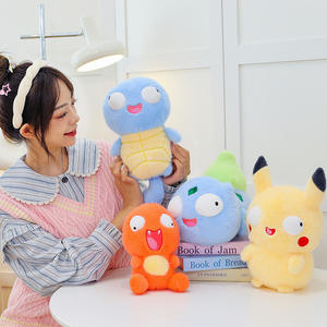 Figuras Coleccionables de Charmander, Squirtle y Pikachu al por Mayor, Peluche de Dibujos Animados, Muñeco de Peluche - Product Image 3