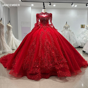 strapless open back dress Gothic Red Velvet Wedding Dress With Gauze