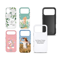 Coques de téléphone mobiles en gros Sunyee, sublimation 3D, revêtement 2-en-1 pour la série iPhone 17, coques vierges pour sublimation