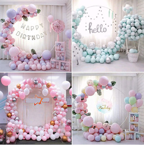<b>Balloon</b> Ring air Ring <b>Balloon</b> Ring Shape Wedding Birthday Celebration Background Scene Layout Props Plastic Arch - Product Image 4