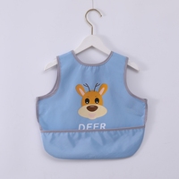 Prix promotionnel : Bavoirs et tabliers imperméables pour bébés et nourrissons, motif dessin animé, résistants à l'huile et sans lavage