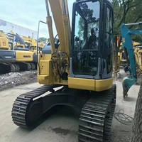 Excavadora de cadenas Komatsu PC 138 usada de 2022, maquinaria de construcción de 13 toneladas con motor, caja de cambios y bomba, en oferta.