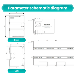 Siemens %100 Orijinal Yeni SIMATIC S7-1200 PM1207 Düzenlenmiş Güç PLC Endüstriyel Besleme Modülü 6EP1332-1SH71 - Product Image 6