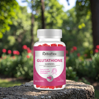 Usine OEM Gommes au glutathion Blanchiment de la peau Gommes au glutathion Éclaircissantes pour la peau pour le soutien de l'immunité Détoxification du foie