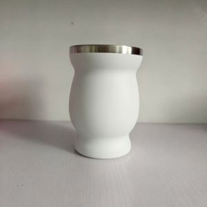 Simple Curved Stainless Steel <b>Mug</b> Multi Pastel Color Vacuum Insulated Tumbler - Product Image 3