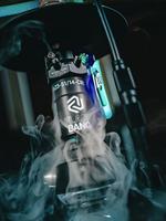 En stock, chicha électrique de taille moyenne en acier inoxydable, Flash Bang Kori, tête de chicha