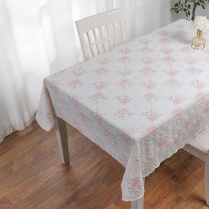 Boen tùy chỉnh hoa PVC ren Khăn trải bàn Vinyl ren bảng Bìa CuộN - Product Image 2