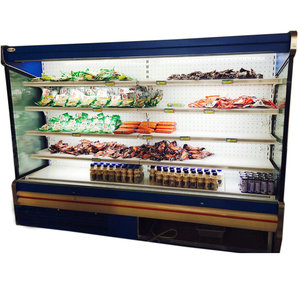 Refrigerador Comercial para Verduras y Frutas, Gabinetes Refrigerados sin Puerta de Vidrio, Gabinetes Refrigerados para Frutas LFG - Product Image 1