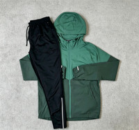 Veste de football pour homme à manches longues, fermeture éclair intégrale, séchage rapide, streetwear, respirante, motif uni