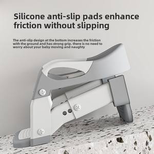 <span class=keywords><strong>Vasino</strong></span> per Bambini 3 in 1 Multifunzionale Pieghevole a Gradini, Sedile per Toilette in Plastica per Bambini da 0-8 Anni - Product Image 4