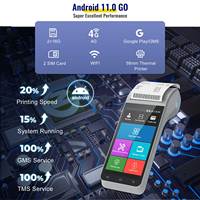 Sistema POS de Tableta Inteligente ZCS Z91 con Android 11.0, Tecnología NFC, Impresora Térmica de 58 mm, Escáner de Código de Barras para Restaurantes y Tiendas Minoristas