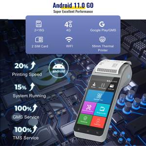 ระบบ POS รุ่นใหม่ Android 11.0 Z91 พร้อมเครื่องอ่านบัตร NFC และเครื่องพิมพ์ความร้อนในตัว หน้าจอสัมผัส 5.5 นิ้ว - Product Image 5