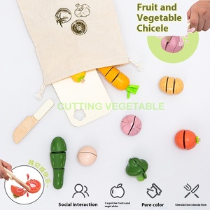 Simulation Bag Fruit Vegetable Cute Fun Food Model Children's Kitchen Play Puzzle Early Education Learning Toys for Boys Girls - Product Image 2
