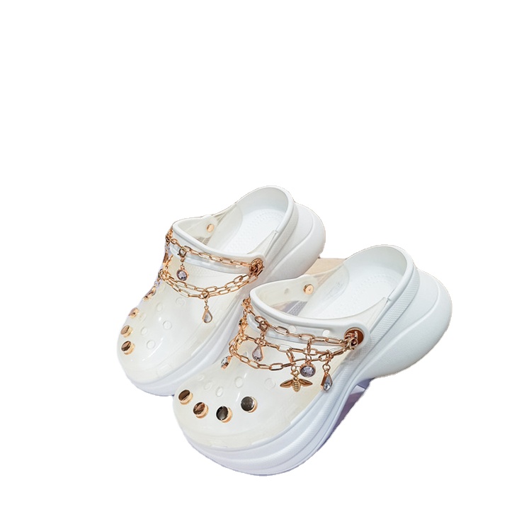 Sandalias Crocs Original con charms Rosadas de brillantes (Disponible –  Qlindo Store