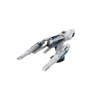 Funbuild Star Spaceship Enfants Cadeaux Trek MOC-179708 USS Protostar Modèle Blocs de Construction Ensemble de Briques