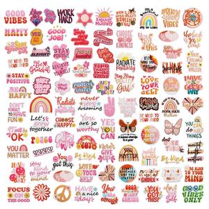 Patchs brodés personnalisés à repasser sur tissu avec logo, slogan positif, message d'encouragement et texte inspirant - Product Image 1