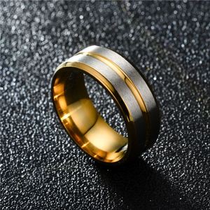 Factory Wholesale Stainless Steel <b>Couple</b> <b>Rings</b> Width Stackable Band <b>Rings</b> Gold Stainless Steel <b>Ring</b> for Men Women - Product Image 3