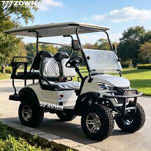 Voiturette de golf électrique 4 places à prix abordable, étanche, pour adultes, véhicule de tourisme, buggy de plage avec toit et pare-brise, OEM accepté - Product Image 1