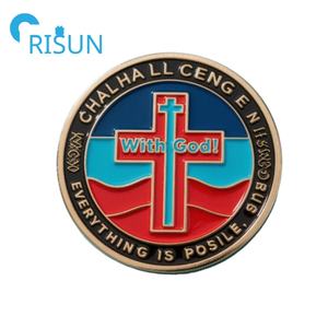 Fabricación de moneda de Jesucristo de Metal Cruz cristiana personalizada <span class=keywords><strong>Caballero</strong></span> Templario Cruz Roja desafío moneda medallón moneda religiosa - Product Image 6