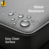 Matériau en cuir silicone extensible métallique imperméable Jemery pour usage automobile, surface facile à nettoyer, fournisseur OEM ODM