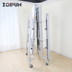 ZOIFUN Customized Furniture 29.53" X 70.87" Desktop 12 <strong>Seats</strong> Classic Mobile Folding <strong>Bench</strong> Canteen <strong>Dining</strong> Tables - Product Image 2