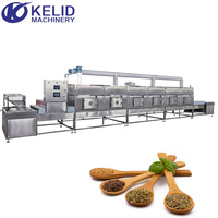 Tunnel en acier inoxydable micro-ondes épices sèche piment épicé poudre séchage Machine équipement