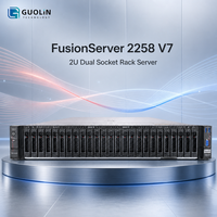 Serveur de développement, de virtualisation et de laboratoire domestique FusionServer 2258 V7 2U en rack, scellé en usine