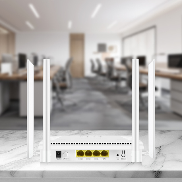 Dual Band 2.4G&5.8G Enterprise Wireless Router with 4 Antennas 3LAN+1WAN up to 1800Mbps AX1800 Router