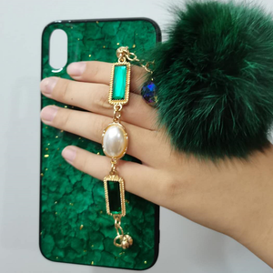 Nuova <span class=keywords><strong>Cover</strong></span> Glitterata con Pelliccia e Cinturino da Polso per <span class=keywords><strong>iPhone</strong></span> X Xr Xs Max 7 8 <span class=keywords><strong>11</strong></span> 12 13 14 15 16 17 Plus Pro Max Mini - Product Image 4