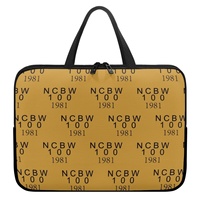 Sac pour ordinateur portable NCBW100 personnalisé en gros pour sororité, sac d'ordinateur portable portable multi-tailles pour le bureau, fournitures de bureau professionnelles