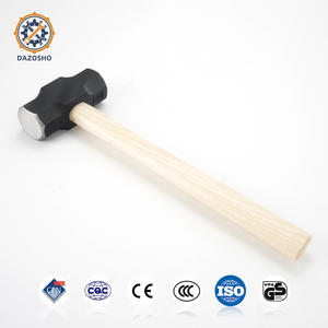 مطرقة ثقيلة ثمانية الأضلاع بمقبض خشبي، وزن 1/2/3 رطل، رأس فولاذي مطروق للهدم والبناء - Product Image 2